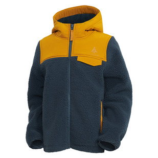 Erris Heritage Jr - Boys' Hooded Polar Fleece Jacket
