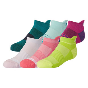 Rise No Show Jr - Junior Ankle Socks (Pack of 6 pairs)