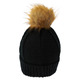 Janie - Women's Tuque with Pompom - 1