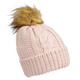 Janie - Women's Tuque with Pompom - 1