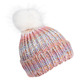 Rainbow 2.0 Jr - Junior Tuque with Pompom - 1