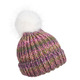 Rainbow 2.0 Jr - Junior Tuque with Pompom - 1