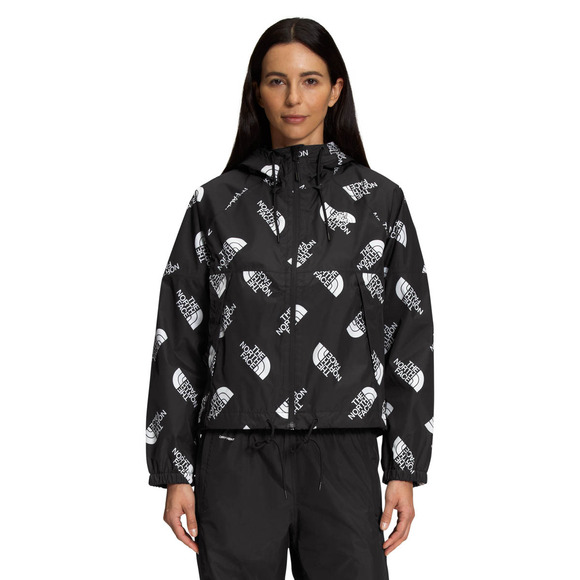 Printed Antora - Manteau de pluie à capuchon pour femme