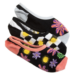 Portal Floral Canoodle (Paquet de 3 paires) - Socquettes pour femme