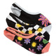 Portal Floral Canoodle (Pack of 3 pairs) - Women's Ankle Socks - 0
