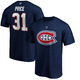 Authentic Stacked (Name and Number) - Adult NHL T-shirt - 0