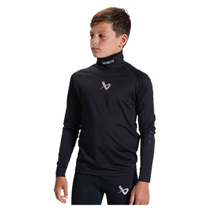 NeckProtect Jr - Junior Long-Sleeved Shirt with Integrated Neck Protector