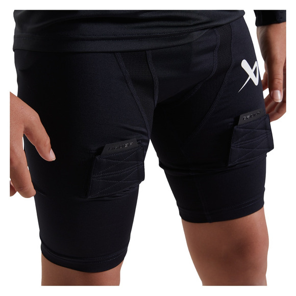 Performance Jock Jr - Short de compression avec support athlétique pour junior