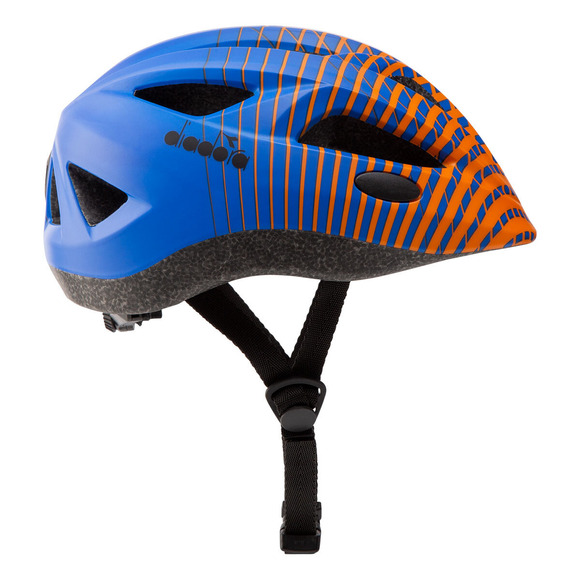 orange kids bike helmet