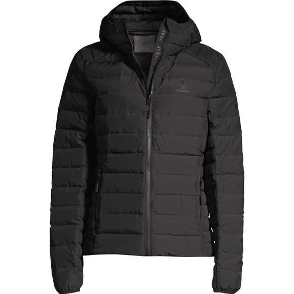 woods women's bennington down hooded jacket