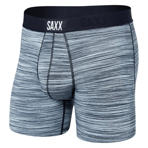 Vibe Spacedye Heather Blue - Men's Fitted Boxer Shorts
