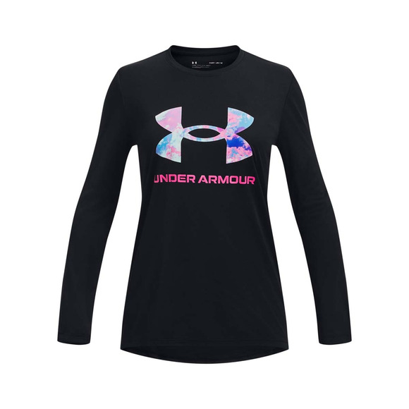 Tech BL Print Fill Jr - Girls' Athletic T-Shirt