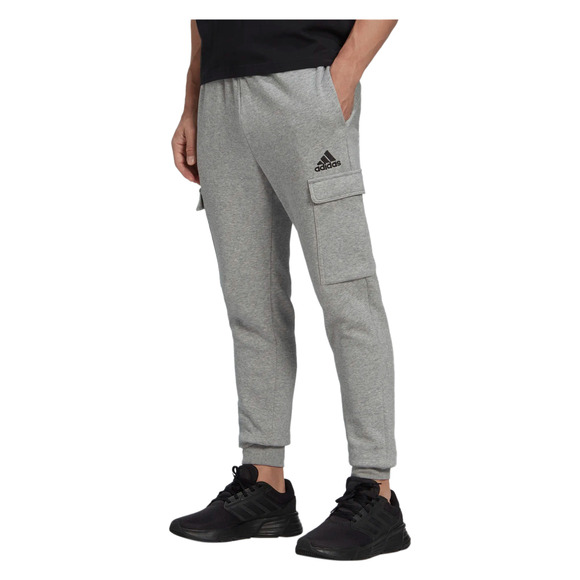 adidas Men's Essentials Fleece Open Hem 3-Stripes Grey Pants - Hibbett |  City Gear