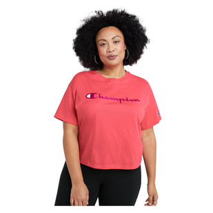 Cropped Graphic (Taille Plus) - T-shirt pour femme