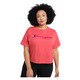 Cropped Graphic (Taille Plus) - T-shirt pour femme - 0