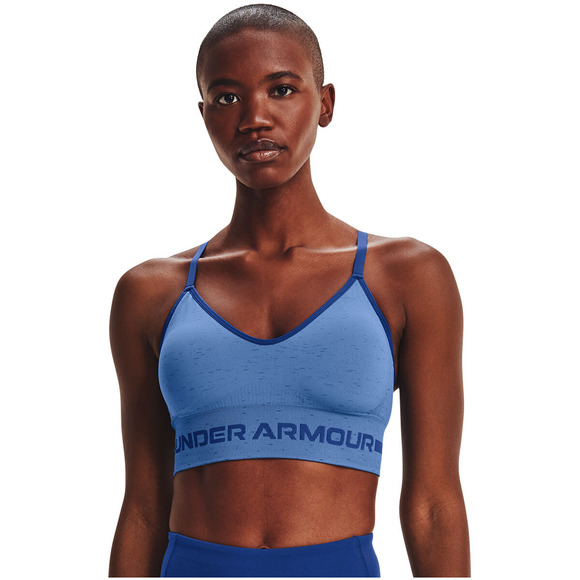 women's ua seamless low long heather sports bra