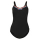 Crossed Taped - Women's Aquafitness One-Piece Swimsuit - 0