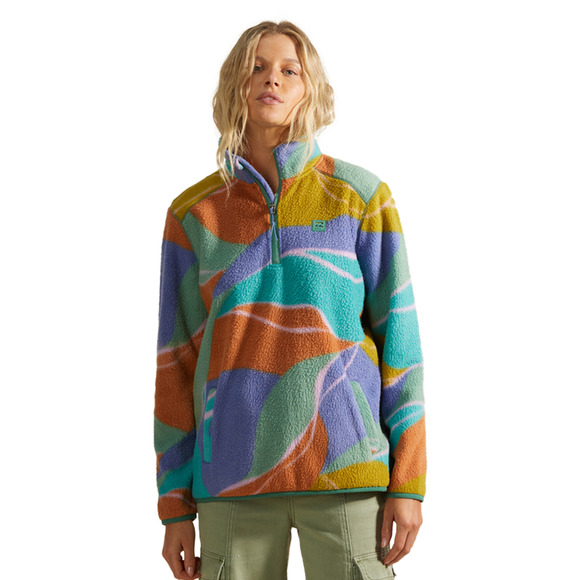 A/Div Boundary Mock 3 - Women's Half-Zip Sweater