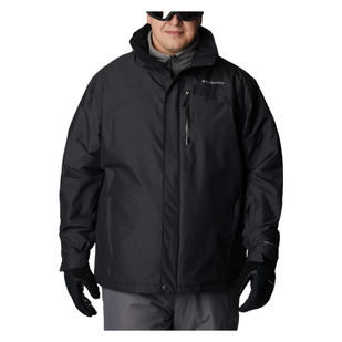 Last Tracks (Plus Size) - Men's Hooded Insulated Jacket