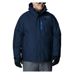 Last Tracks (Plus Size) - Men's Hooded Insulated Jacket