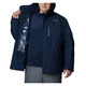 Last Tracks (Plus Size) - Men's Hooded Insulated Jacket - 2