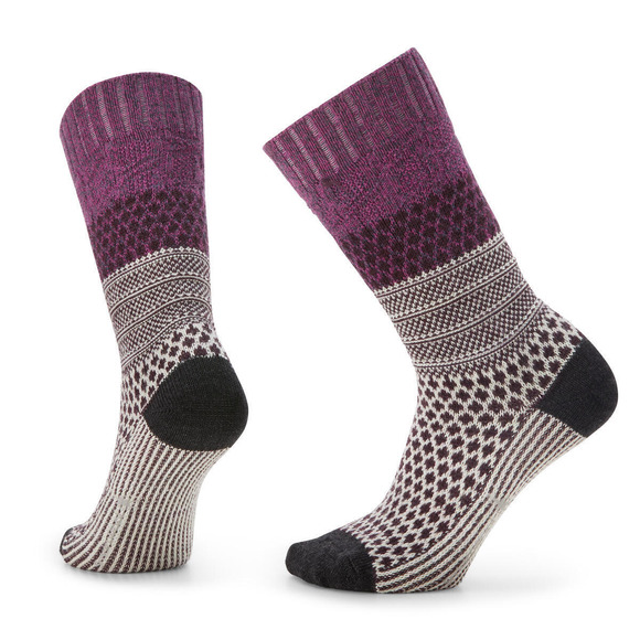 Everyday Popcorn Cable - Women's Cushioned Crew Socks