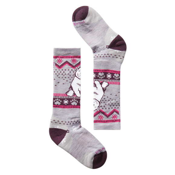 Wintersport Full Cushion Polar Bear OTC - Junior Ski Socks