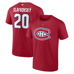 Authentic Stacked (Name and Number) - Adult NHL T-shirt