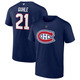 Authentic Stacked (Name and Number) - Adult NHL T-shirt - 0