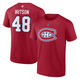 Authentic Stacked (Name and Number) - Adult NHL T-shirt - 0