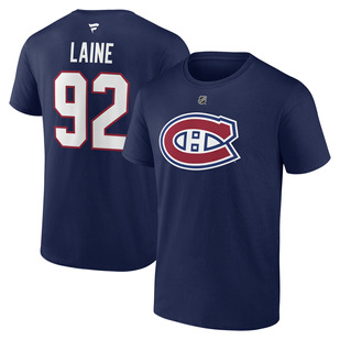 Authentic Stacked (Name and Number) - Adult NHL T-shirt