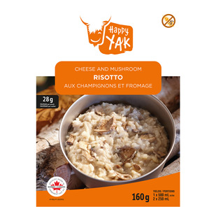 Cheese and Mushroom Risotto - Freeze-Dried Camping Food Meal