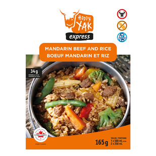 Mandarin Beef and Rice - Freeze-Dried Camping Food Meal