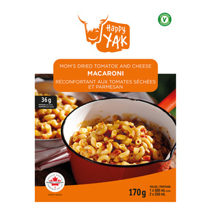 Dried Tomatoe and Cheese Macaroni - Freeze-Dried Camping Food Meal