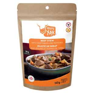 Beef Stew with Vegetables and Potatoes - Freeze-Dried Camping Food Meal