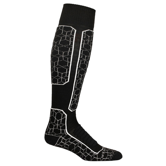 Ski+ Over The Calf Alpine Geo Medium - Men's Cushioned Ski Socks