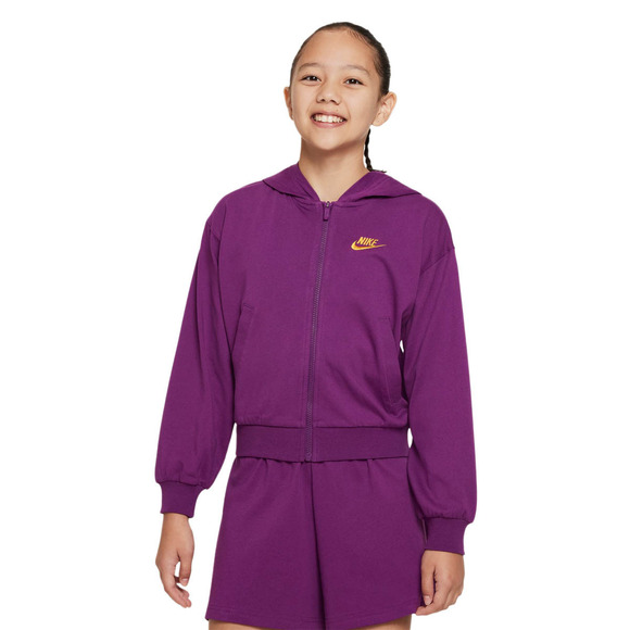 Sportswear LBR Jr - Girls' Full-Zip Hoodie