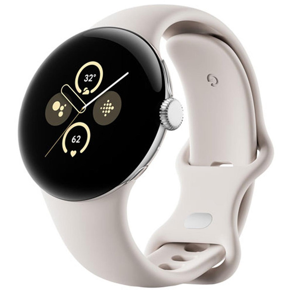 Pixel Watch 2 Wi-Fi Polished Silver - GPS Smartwatch