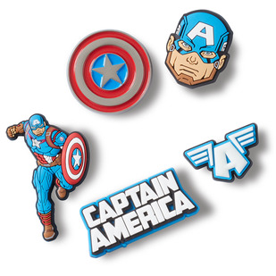 Jibbitz Captain America - Breloques pour chaussures Crocs