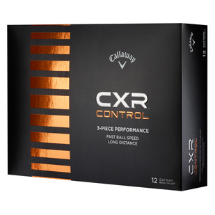 CXR Control - Boîte de 12 balles de golf