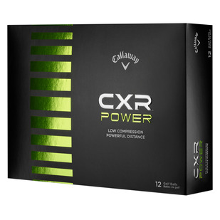 CXR Power - Boîte de 12 balles de golf
